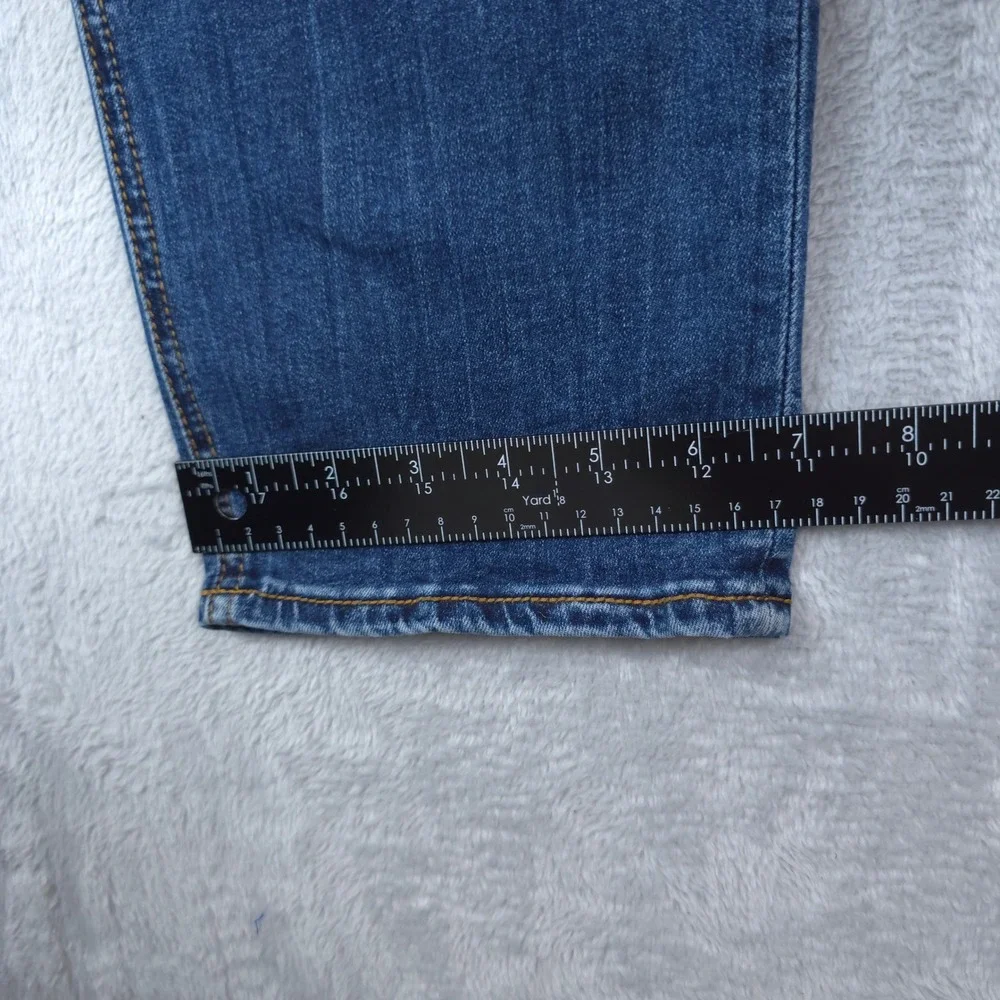 KUT from the Kloth‎ Jeans Womens 14 Blue Slouchy Boyfriend Dark Wash Whiskering